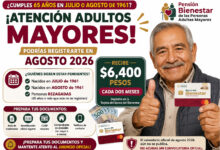 ¿Quiénes deben registrarse a la Pensión Bienestar en agosto de 2026? Estos adultos mayores deben preparar sus documentos