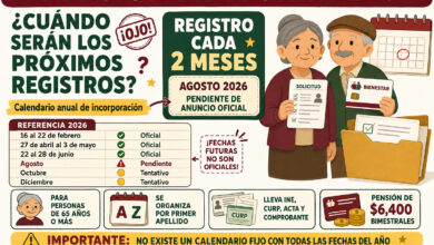 ¿Cuándo serán los próximos registros a la Pensión Bienestar? Así funciona el calendario anual de incorporación en 2026