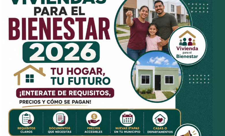 Viviendas para el Bienestar 2026: estos son los requisitos, documentos, precios y cómo se pagan las casas o departamentos