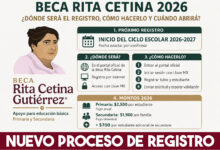 Beca Rita Cetina 2026: dónde será el registro, cómo hacerlo y cuándo abrirá nuevamente