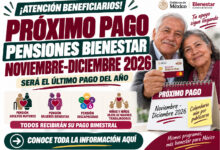 ¿Cuándo será el próximo pago de las Pensiones Bienestar 2026? Esto se sabe del último depósito del año