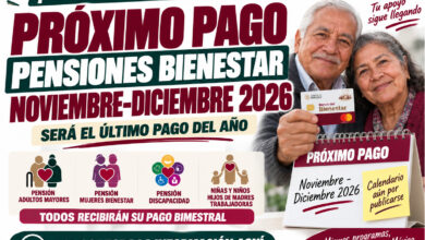¿Cuándo será el próximo pago de las Pensiones Bienestar 2026? Esto se sabe del último depósito del año