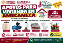 Apoyos para vivienda en Amecameca: familias pueden solicitar tinacos, bombas, calentadores, láminas y más