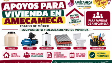 Apoyos para vivienda en Amecameca: familias pueden solicitar tinacos, bombas, calentadores, láminas y más