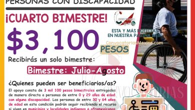 ¡Cuarto pago listo para este fecha! $3,100 pesos de la Pensión Bienestar 2024