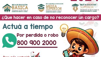 ¿Que debo de hacer si me sale un cargo no reconocido en las Becas Benito Juárez?