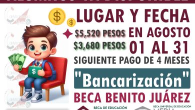 ¡DISPONIBLE! Lugar y fecha de la entrega de las tarjetas y pagos de las becas Benito Juárez.
