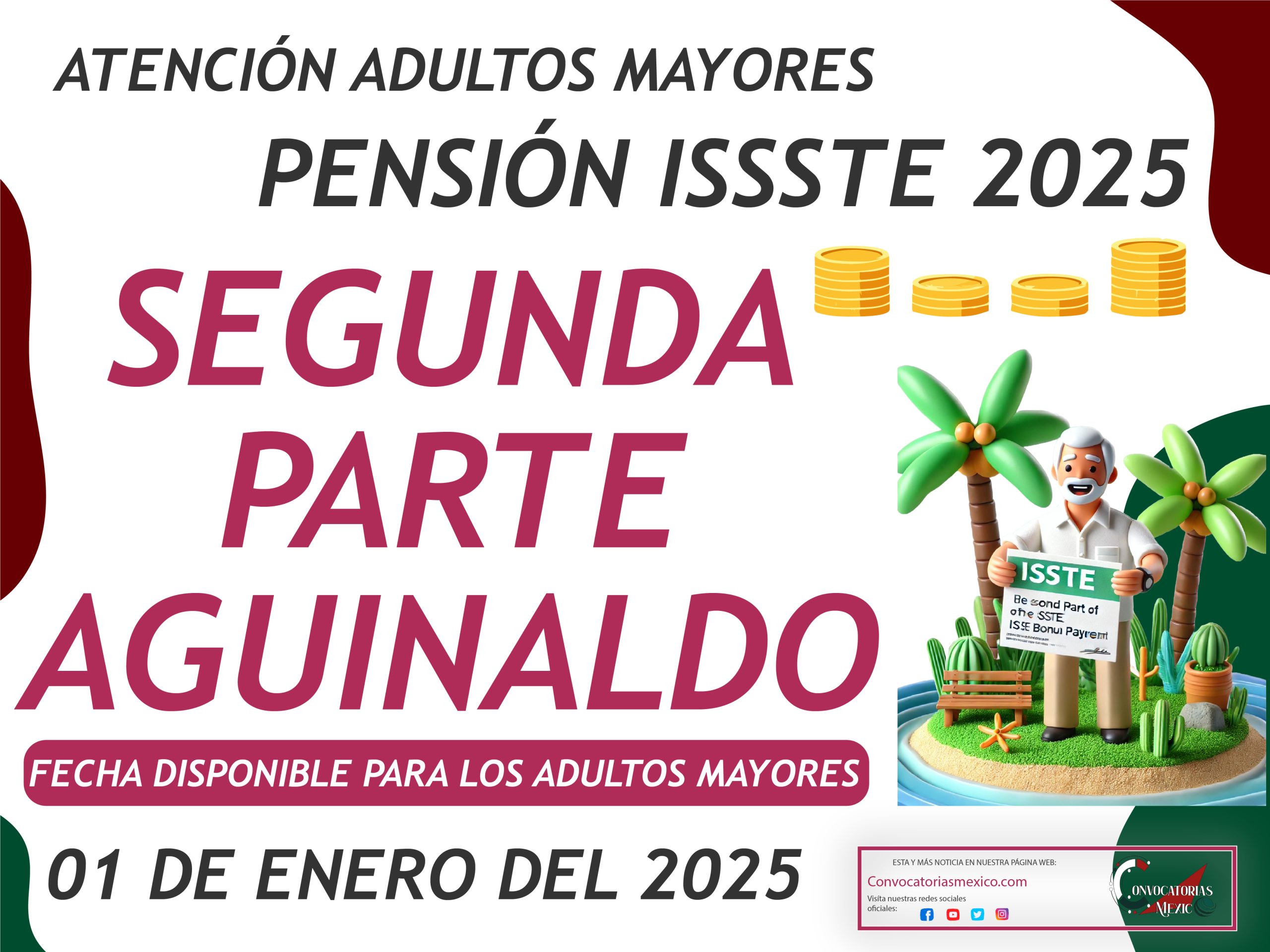 ¿Cuándo será depositado la segunda parte del aguinaldo del ISSSTE?