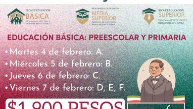¡PREESCOLAR Y PRIMARIA! Alumnos reciben por apellidos $1,900 de la Beca Benito Juárez 2025