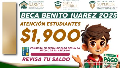 17 al 24 de febrero pagos de $1,900 pesos para los estudiantes de la Beca Benito Juárez 2025
