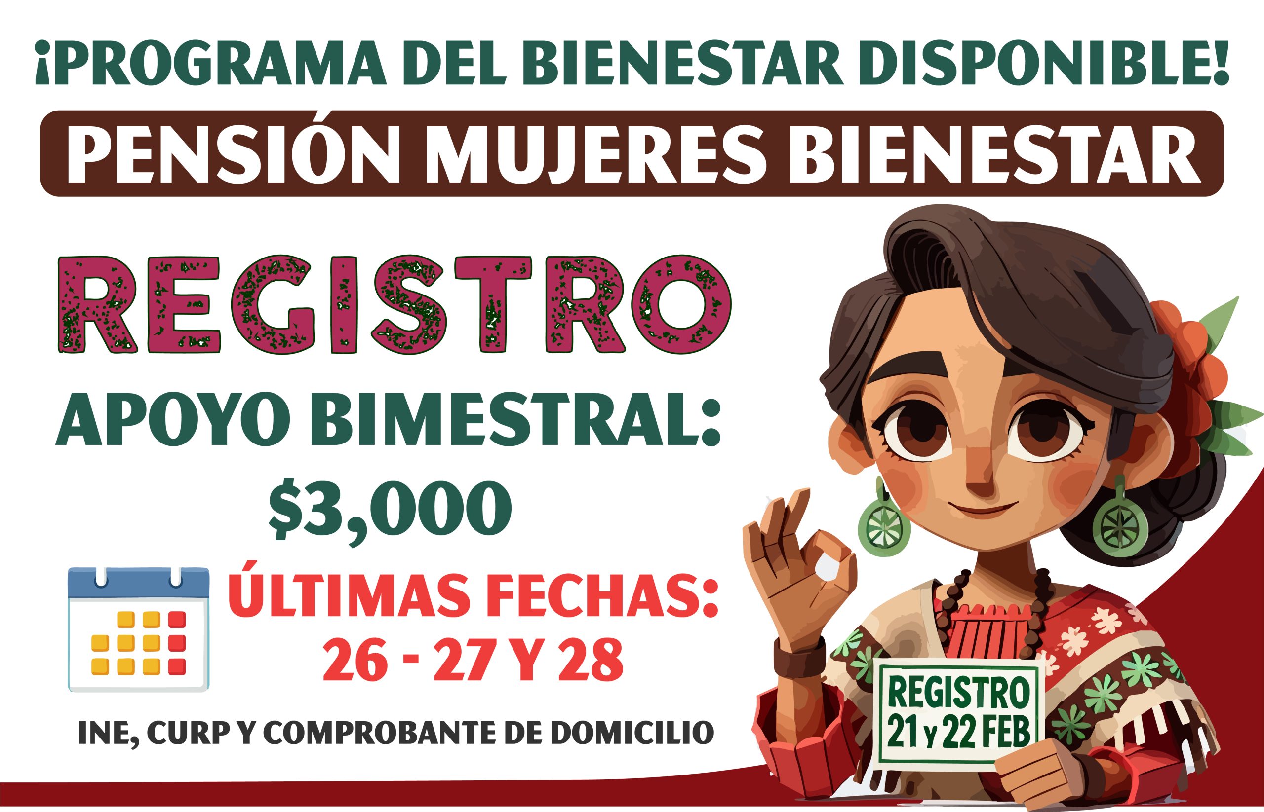 ¿Quiénes se registran a la pensión mujeres bienestar el 26, 27 y 28 de febrero? 11 Mesa de trabajo 5 229 scaled