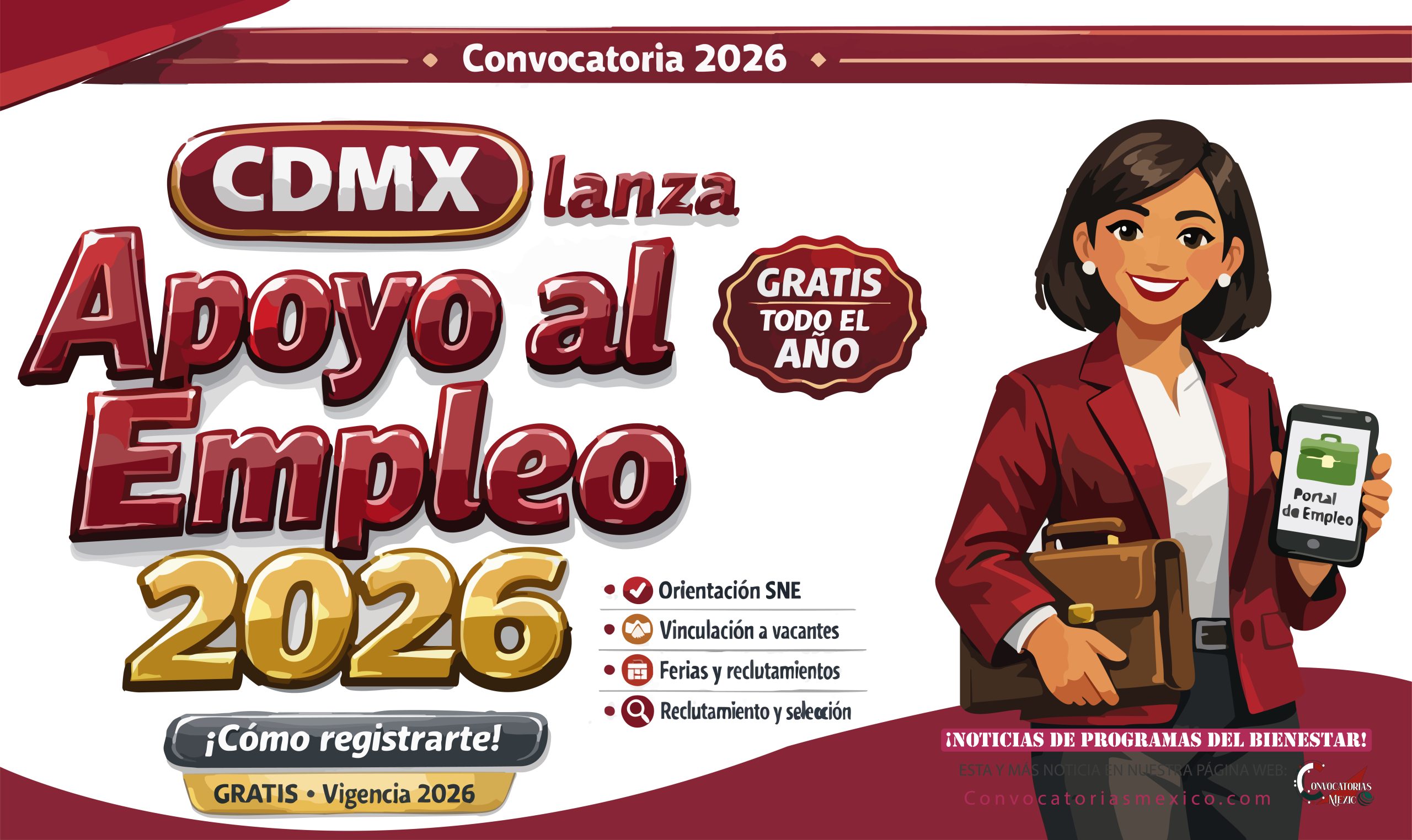 CDMX lanza Apoyo al Empleo 2026: cómo registrarte y qué servicios incluye