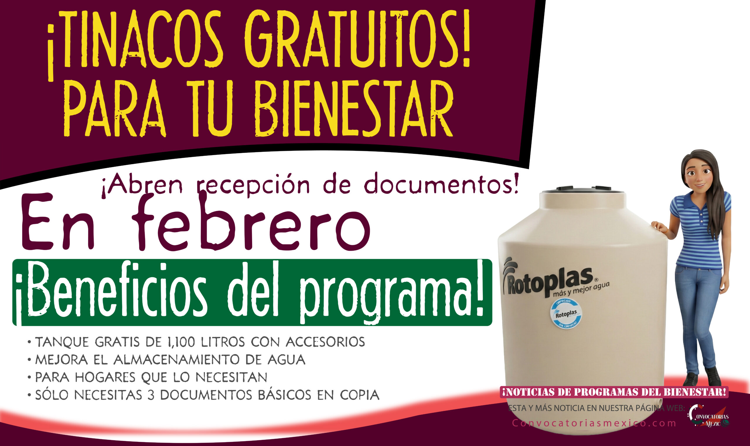 Tinacos gratuitos para tu Bienestar: abren recepción de documentos del 16 al 23 de febrero 11 Mesa de trabajo 5 369 scaled