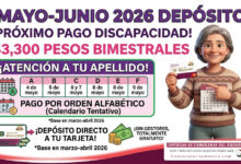 Fechas reveladas hoy: Calendario de pagos de la Pensión Bienestar para personas con discapacidad: este es el calendario tentativo del próximo depósito
