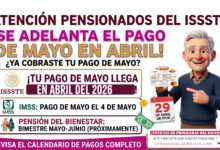 Se adelanta pago para estos adultos mayores: pensionados del ISSSTE cobran en abril; así quedan IMSS y Bienestar