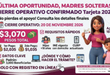 ¡Madres solteras! Recibe un apoyo total de $3,070 pesos realiza el registro en línea 2026