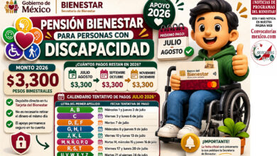Pensión Bienestar para Personas con Discapacidad: ¿cuántos pagos restan en 2026 y cómo sería el calendario de julio?