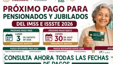 Próximo pago para pensionados y jubilados del IMSS e ISSSTE 2026: fechas restantes y aguinaldo