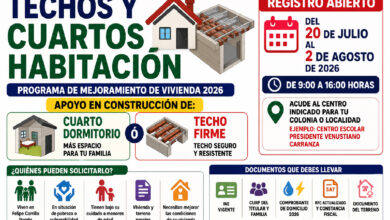Techos y Cuartos Habitación 2026: registro abierto, requisitos y fecha límite en Felipe Carrillo Puerto