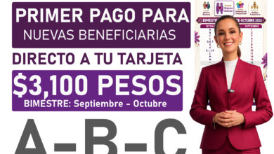 ¡PRIMER PAGO DE $3,100! Para nuevas beneficiarias de la Pensión Mujeres Bienestar de 60 a 64 años 2026