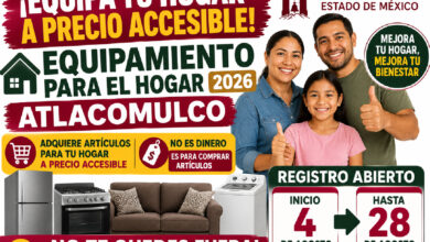 Equipamiento para el Hogar 2026 en Atlacomulco: registro abierto hasta el 28 de agosto para adquirir artículos a precio accesible