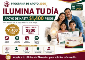 Ilumina Tu Día 2026 en Baja California: apoyo de hasta $1,400 para pagar la luz