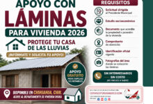 Apoyo con láminas para vivienda 2026: estos son los requisitos para proteger tu casa durante las lluvias