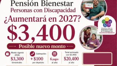 ¿Cuánto aumentará la Pensión Bienestar para Personas con Discapacidad en 2027? Este sería el posible nuevo monto