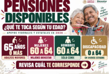 Pensiones disponibles en México en 2026: apoyos federales y estatales, requisitos, montos y próximas fechas de registro