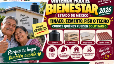 Vivienda para el Bienestar 2026: quiénes pueden solicitar tinaco, cemento, piso o techo en Edomex