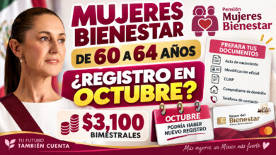 Mujeres de 60 a 64 años: requisitos para solicitar los $3,100; octubre apunta al próximo registro