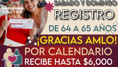 Este Sábado y Domingo recibe la Pensión Bienestar por calendario diciembre