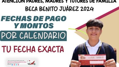 Fechas y cantidades de pago de la segunda dispersión de la Beca Benito Juárez.