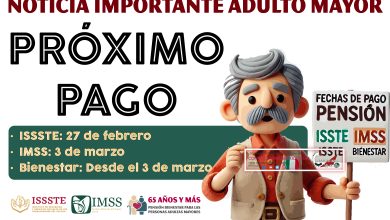 ¡FECHAS DE PAGO! Adultos Mayores de México - Pensión Bienestar, IMSS E ISSSTE 2025