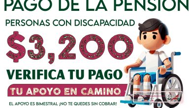 ¡Comienzan pagos de $3,200 pesos! Pensión Bienestar para personas con discapacidad