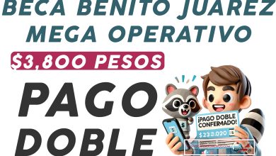 Dos pagos de $1,900 + $1,900 para los Beneficiarios de la Beca Benito Juárez 2025