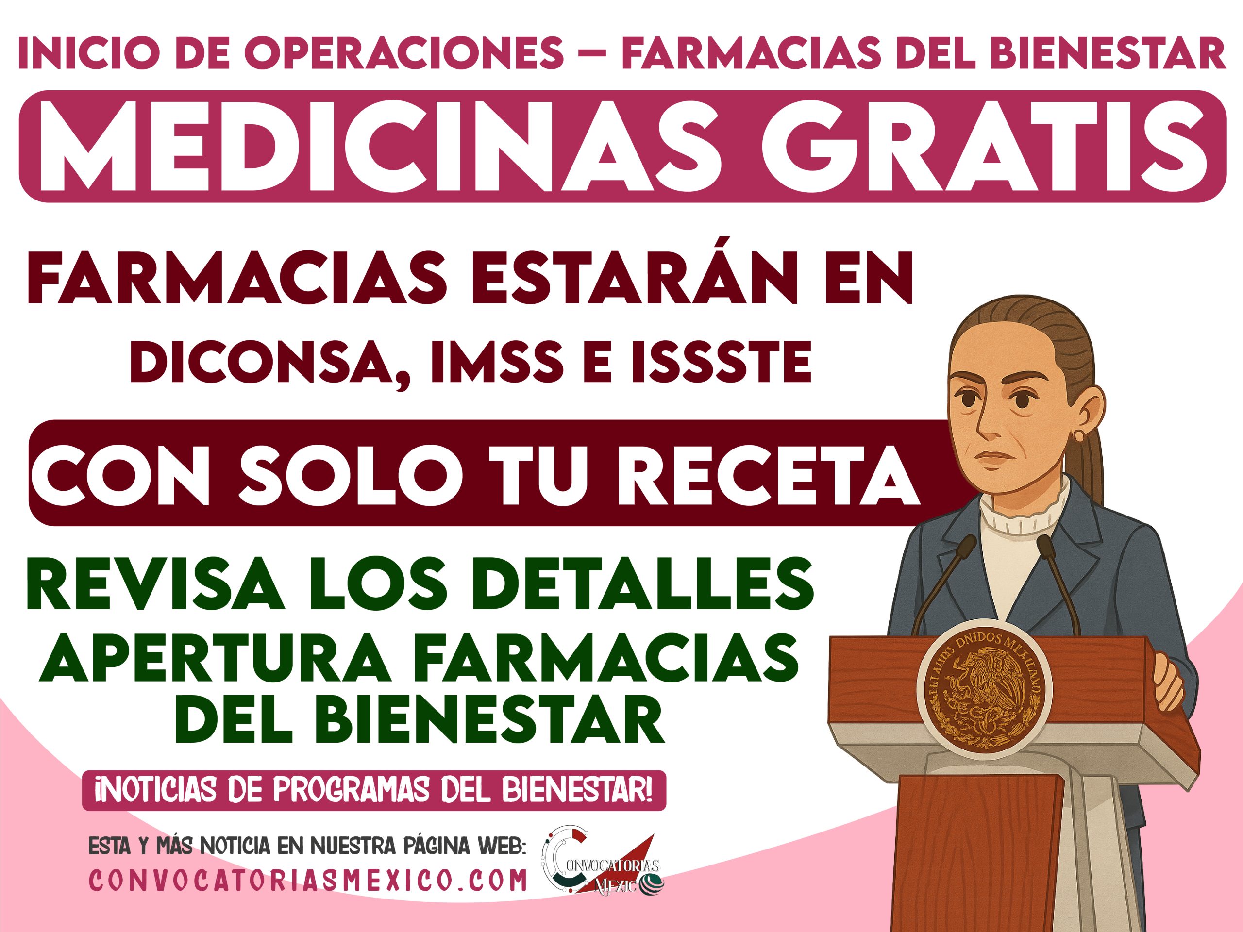 ¡Farmacias de Bienestar! Medicinas gratis para adultos mayores y personas discapacitadas