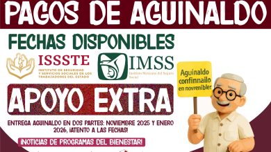 ¡Aviso! Pago extra para adultos mayores jubilados y pensionados de la Pensión IMSS E ISSSTE 2025