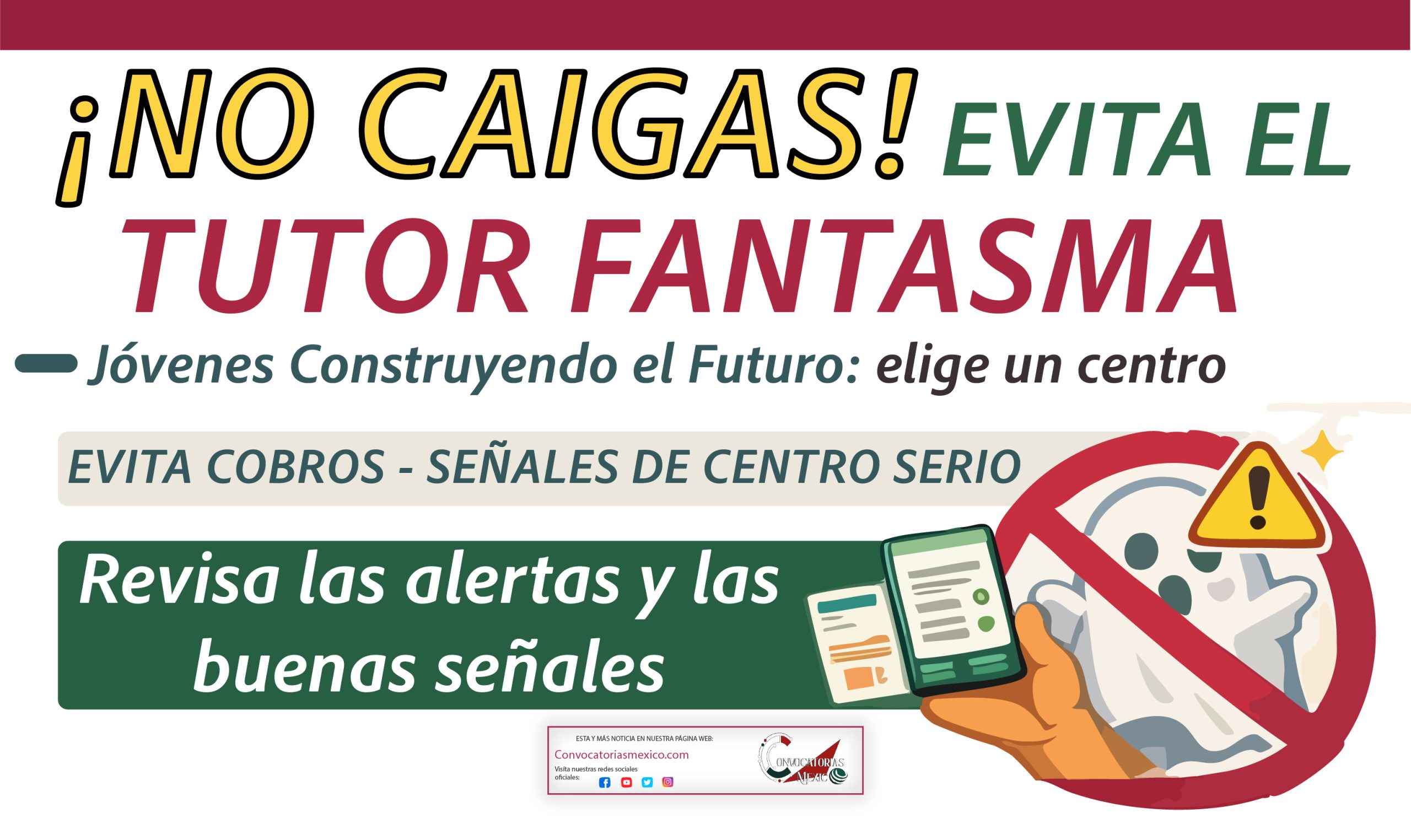 ¡No caigas! ¿Comó evitar tutores fantasmas en Jóvenes Construyendo el Futuro?