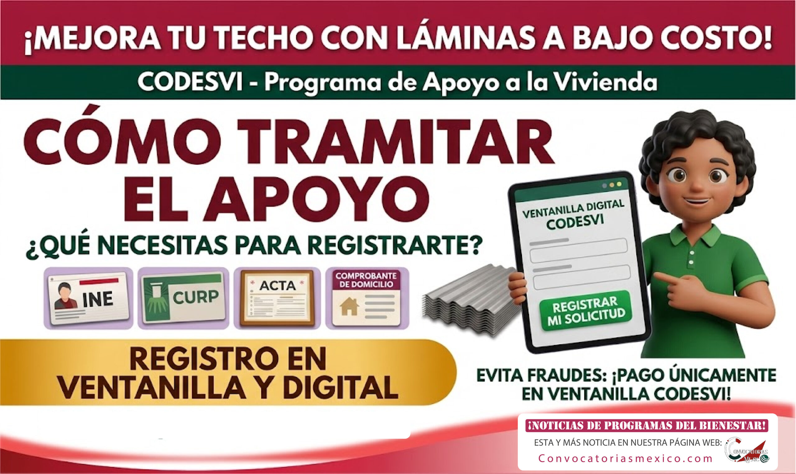 Láminas a Bajo Costo: cómo entrar al subsidio, Consulta como realizar el trámite