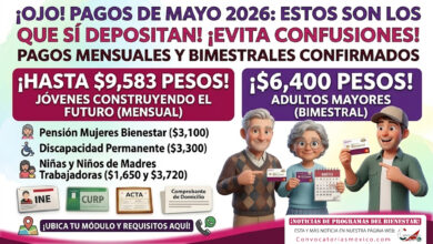 Lista de pagos de mayo 2026 de los Programas del Bienestar: estos son los apoyos que sí depositan y sus montos
