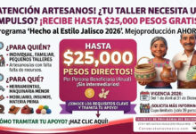Programa Hecho al Estilo: apoyo de $10,000 a $25,000 para artesanos de Colotlán y Zacoalco de Torres