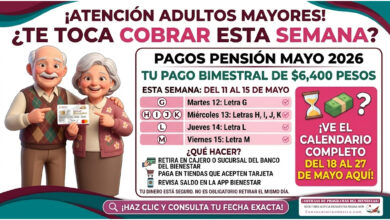 Pagos restantes de la semana para adultos mayores del Bienestar: en mayo recibes tu pago bimestral