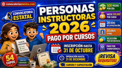 Quintana Roo abre apoyo para Personas Instructoras 2026: pago por cursos y capacitación