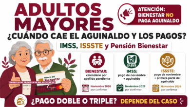 Adultos mayores: ¿cuándo cae el aguinaldo, la Pensión Bienestar y el pago mensual del IMSS e ISSSTE?