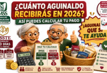 ¿Cuánto aguinaldo recibirás de la pensión IMSS e ISSSTE en 2026? Así puedes calcular tu pago