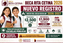 Beca Rita Cetina 2026: ¿cuándo habrá nuevos registros y a qué estudiantes les toca? 12 Beca Rita Cetina 2026: ¿cuándo habrá nuevos registros y a qué estudiantes les toca?
