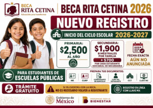 Beca Rita Cetina 2026: ¿cuándo habrá nuevos registros y a qué estudiantes les toca?