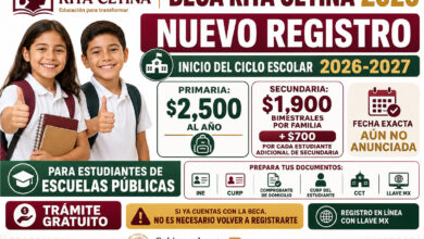 Beca Rita Cetina 2026: ¿cuándo habrá nuevos registros y a qué estudiantes les toca?