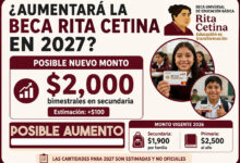 ¿Aumentará la Beca Rita Cetina en 2027? Este sería el nuevo monto para el siguiente año